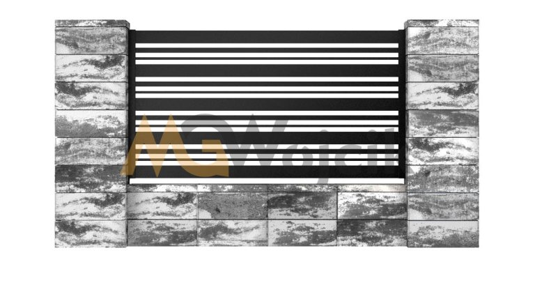 Panel-ogrodzeniowy-aluminiowy-Modern-laty-100-40-20