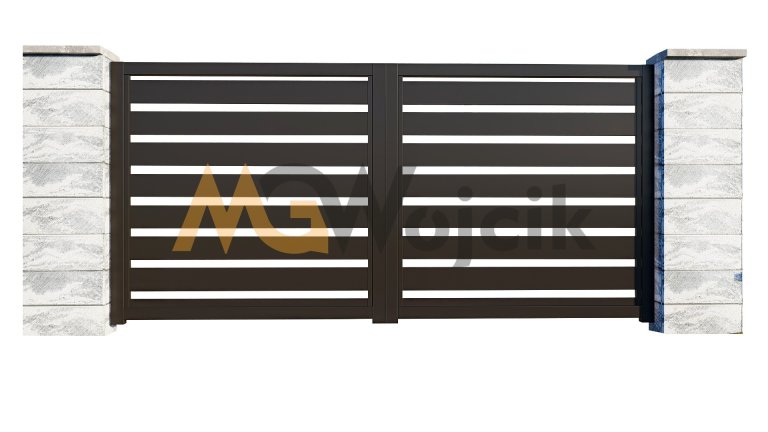 Brama-aluminiowa-dwuskrzydlowa-Modern-150-Czarna-2