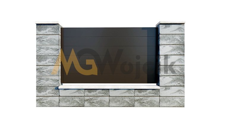 Panel-ogrodzeniowy-aluminiowy-Modern-laty-200-Pelne